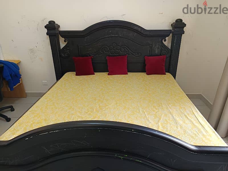 king size bed 220*200 size without mattress 3