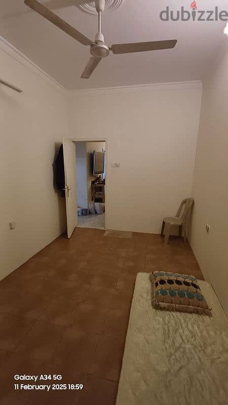 1 Room for rent in 2bhk fully furnished flat at umm al hassam 110 BHD 2