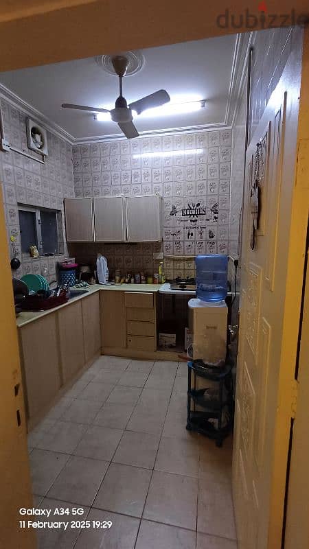 1 Room for rent in 2bhk fully furnished flat at umm al hassam 110 BHD 5