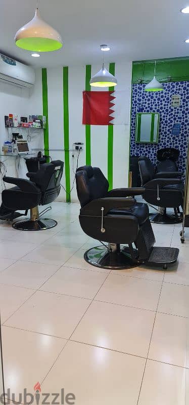 gents salon for sale running business location Riffa hajjyat rent 6