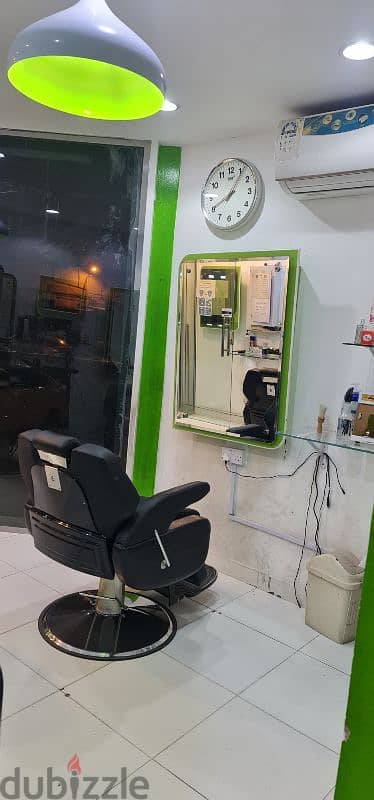 gents salon for sale running business location Riffa hajjyat rent 8