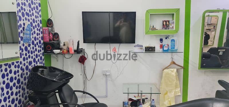 gents salon for sale running business location Riffa hajjyat rent 12