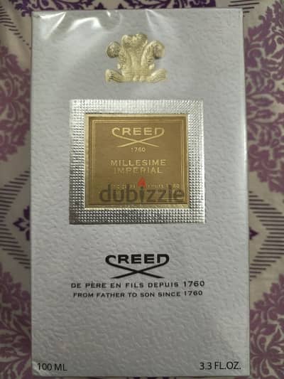 CREED - MILLESIME IMPERIAL - NEW NOT OPEN - BD 75.000