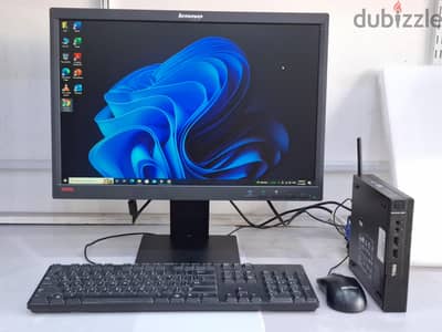 DELL Tiny Micro Core i7 Computer 22" Monitor (Built in WIFI+Bluetooth)