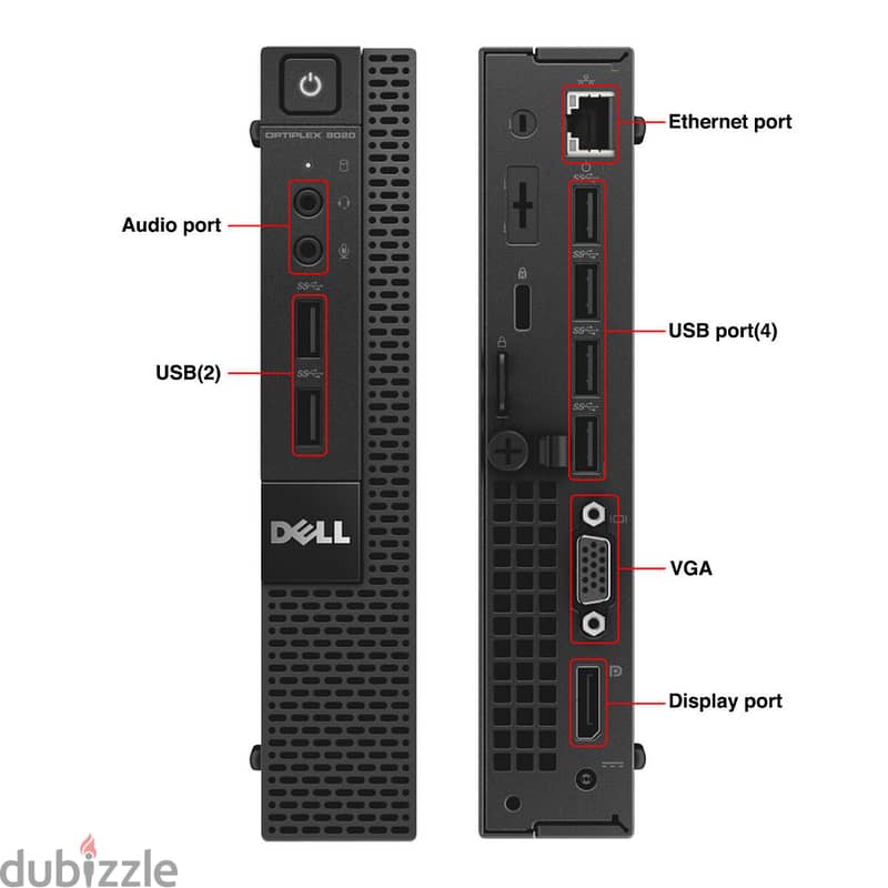 DELL Tiny Smart Core i5 Computer Set (Built In WIFI+Bluetooth) 8GB RAM 4