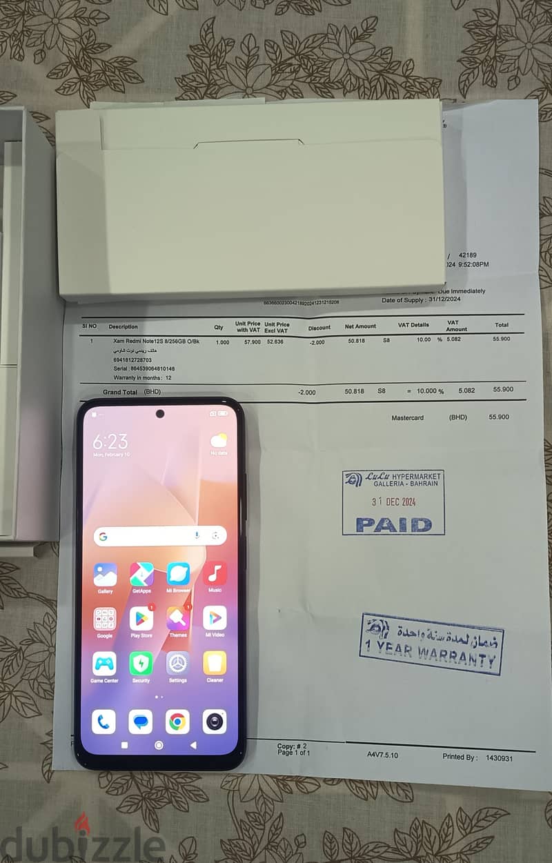 Sale/exchange. . . Redmi note 12s 4G (8/256)GB 2