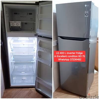 LG 400 L inverter Fridge and other items for sale with Delivery