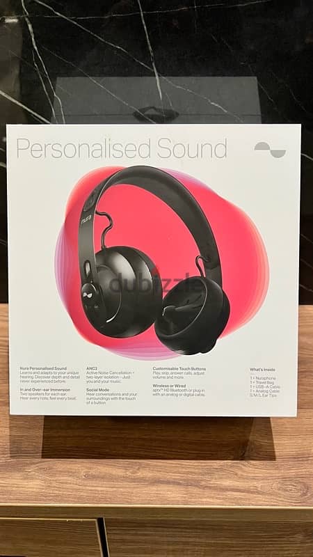 Nuraphone over the ear headphone - like new 8