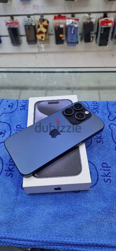 iPhone 15 Pro natural blue 128GB 3