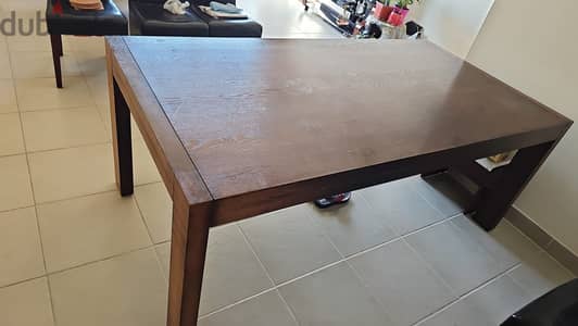 Large Wooden Dining table