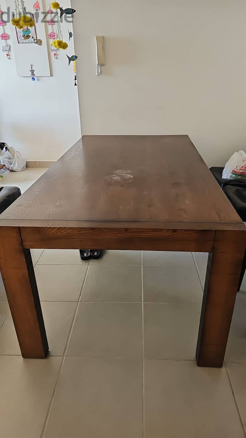 Large Wooden Dining table 2