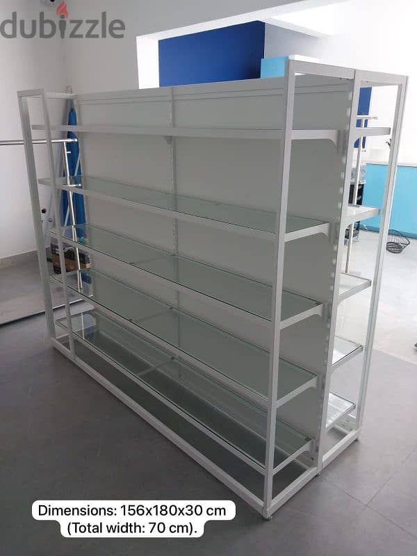 Glass Steel Rack 1