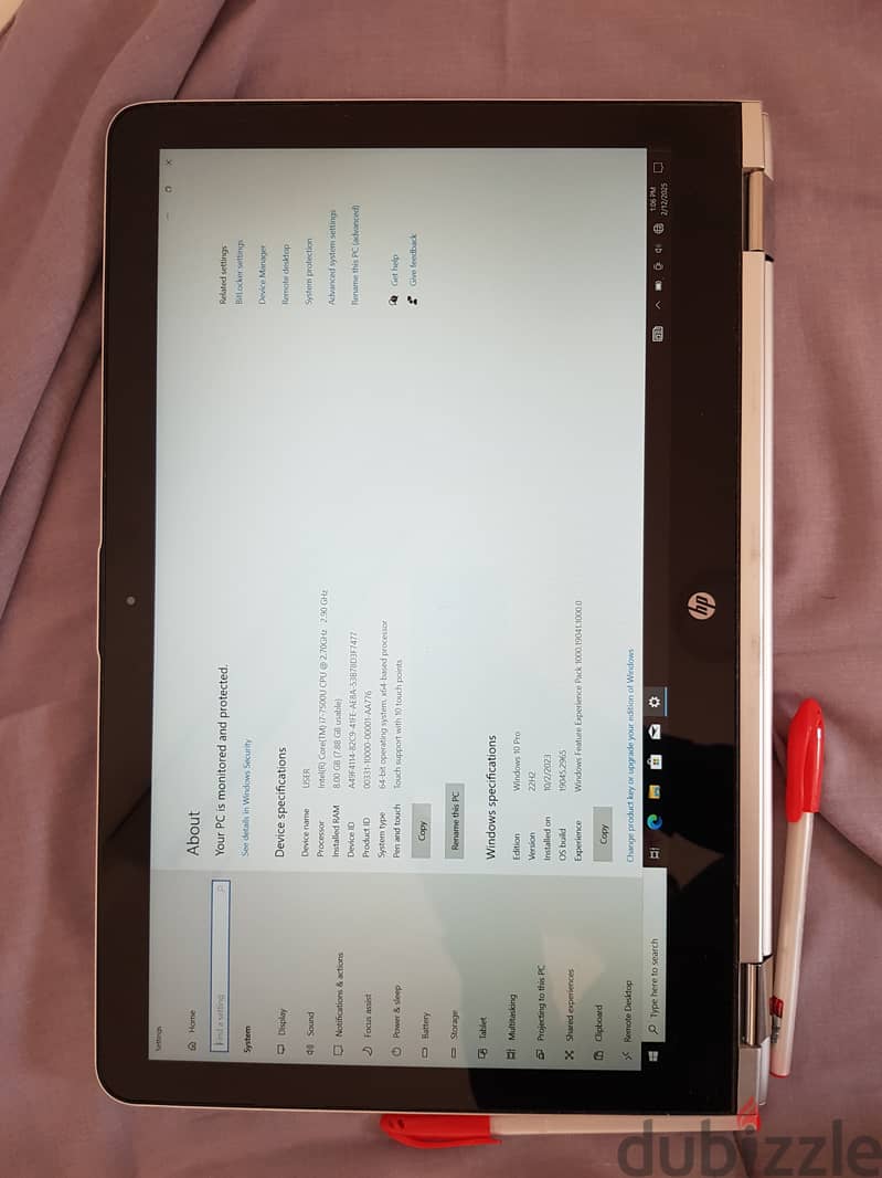 Hp Envy two in one laptop and tablet 2