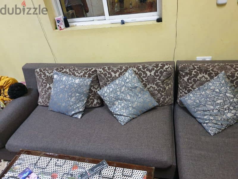 L shape sofa 110 X 65 inches 5