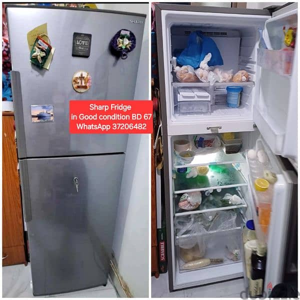 Slightly used 300 L Toshibaa inverter Fridge & other items for sale 6