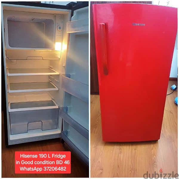 Slightly used 300 L Toshibaa inverter Fridge & other items for sale 7