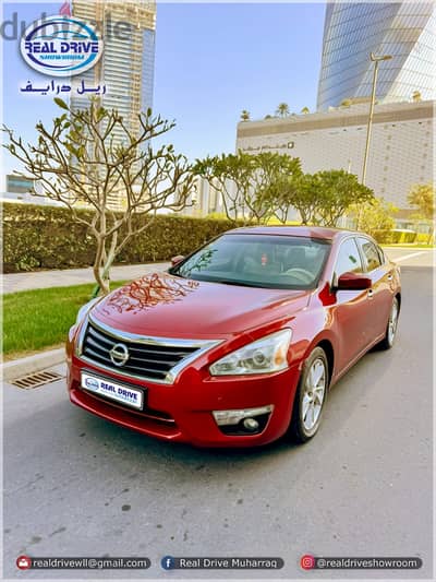 NISSAN ALTIMA SV -2013-2.5L RED . . GOOD CONDITION FOR SALE