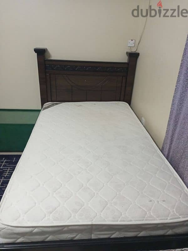 1.2x2.0 bed with mattress for Sale 4