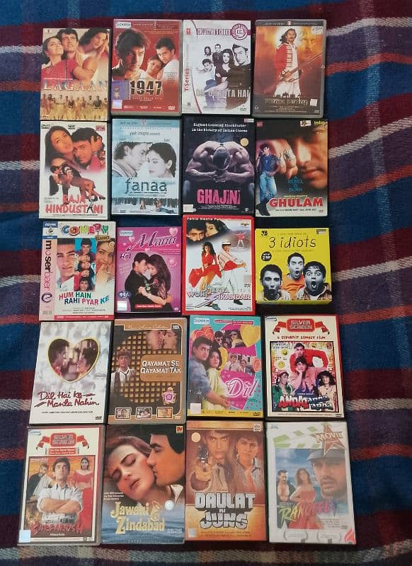 AAMIR KHAN COLLECTION ( DVDS - BLURAYS - VCDS- CDS - VHS - CASSETTES ) 7