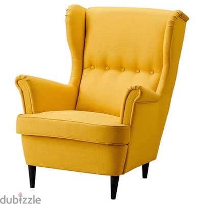 ikea wing chair - Yellow