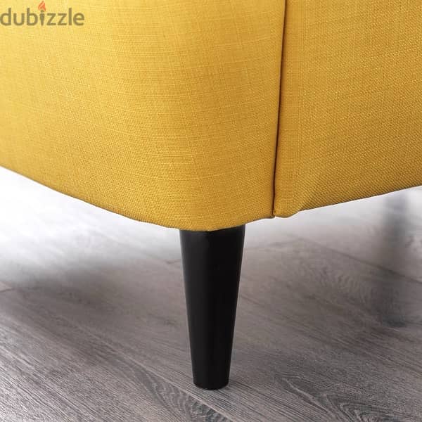 ikea wing chair - Yellow 4