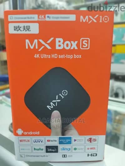 4K Android TV BOX RECIEVER/TV channels without Dish/Smart TV BOX