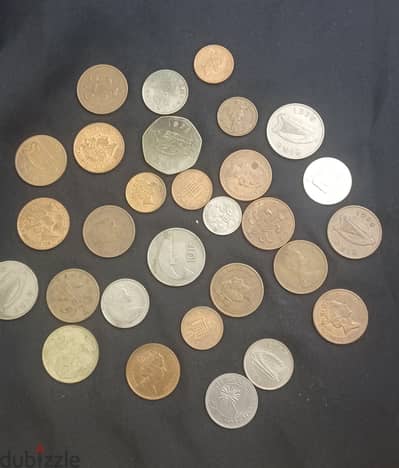 Old antique coins (30pcs)