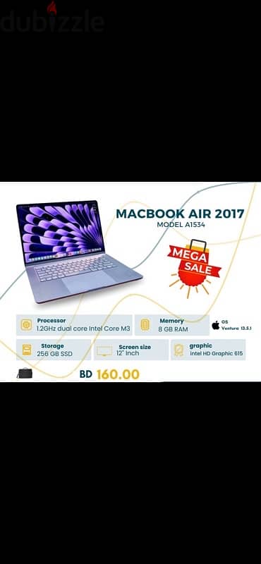 MACBOOK AIR 2017 2