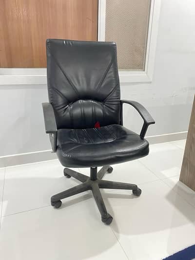 office chair and desk