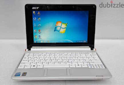 ACER ASPIRE MINI LAPTOP (Pearl White Color) 9" HD Display Ready to Use