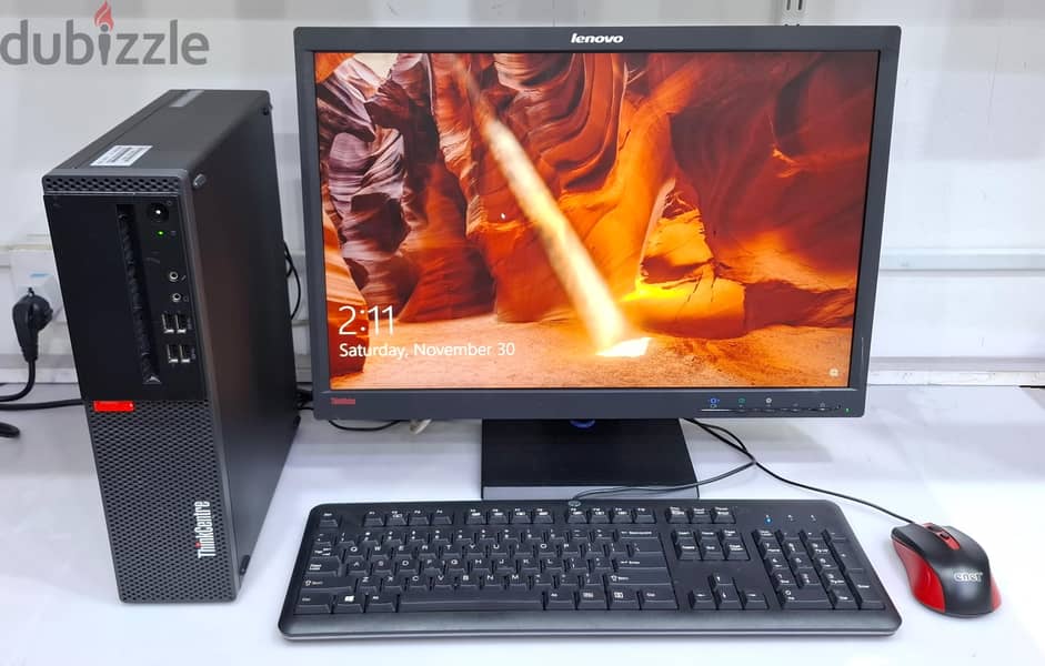 Best Offer LENOVO i7 6th Generation Computer 22" FHD Monitor 16GB RAM 3