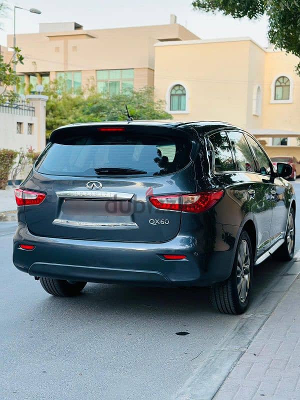 Infiniti QX60 2014 model. 1 year passing and insure till December-2026 7