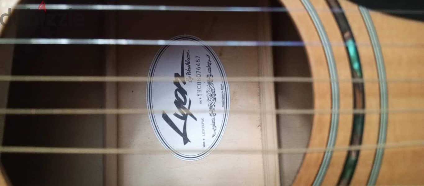 Original Lyon by Washburn semi-acoustic guitar 2