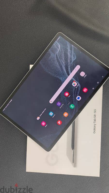 Samsung tab S8 plus wifi with cellular 5g new condition box with pen 2