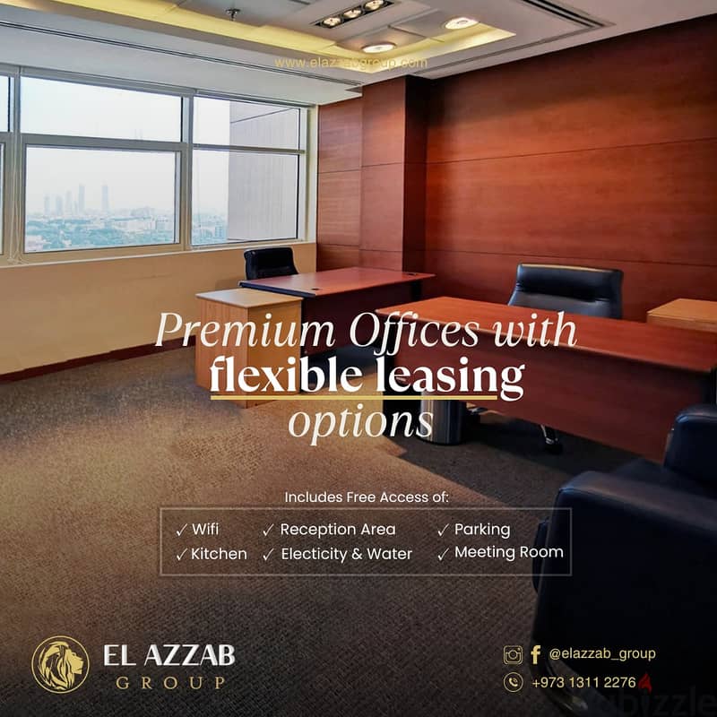 Forʧ your Commercial office $in Adliya Gulf 76bd monthly Only!. 0