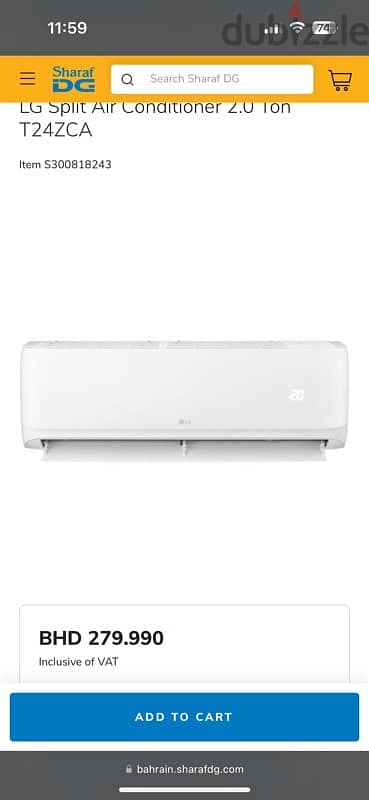 LG split a/c