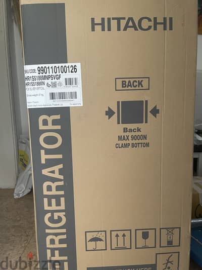 Brand New Hitachi Single Door Refrigerator HR1S5188MNPSVGF 200L