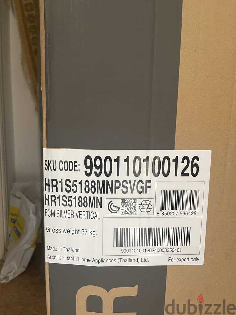 Brand New Hitachi Single Door Refrigerator HR1S5188MNPSVGF 200L 1