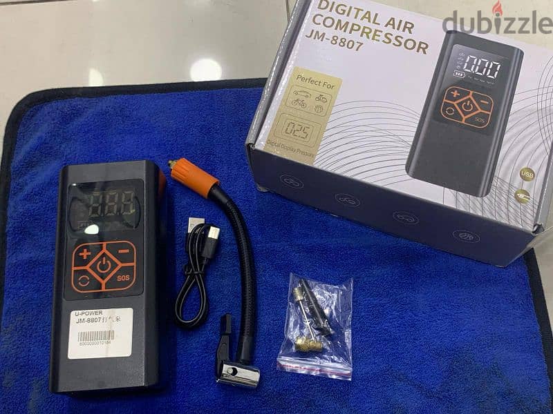 digital air compressor for car and bike 0