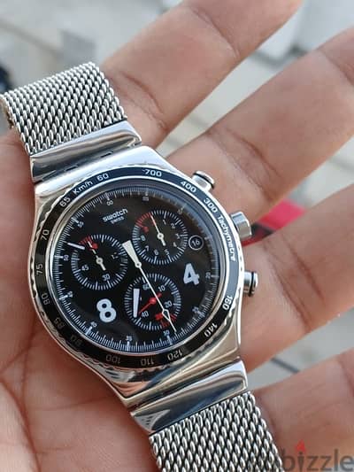 swatch irony chronograph