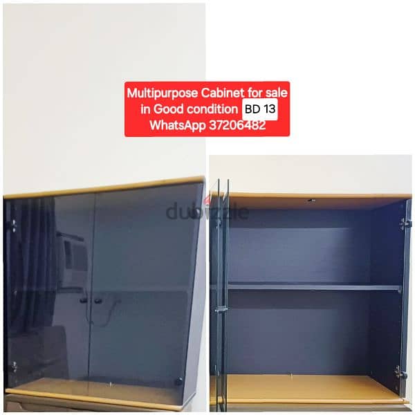 Large size 3 door wardrobe and other items for sale 19