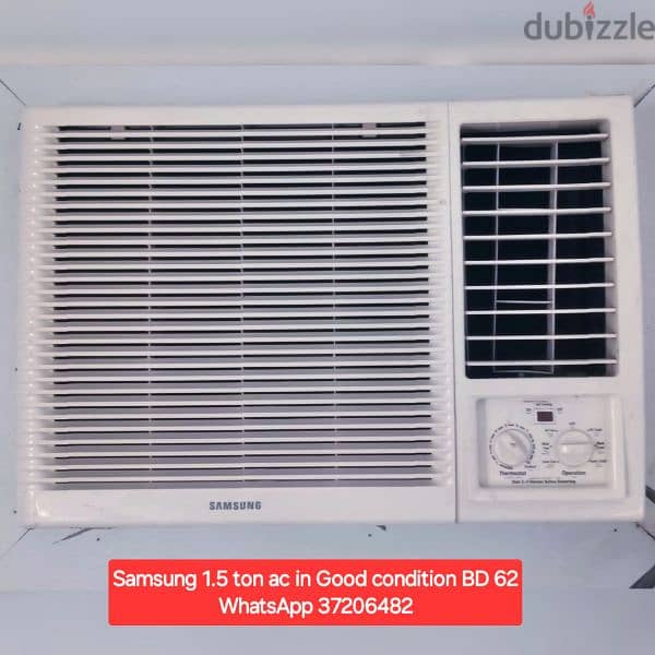 Smartech 1.5 ton Window ac and other acs for sale with fixing 3