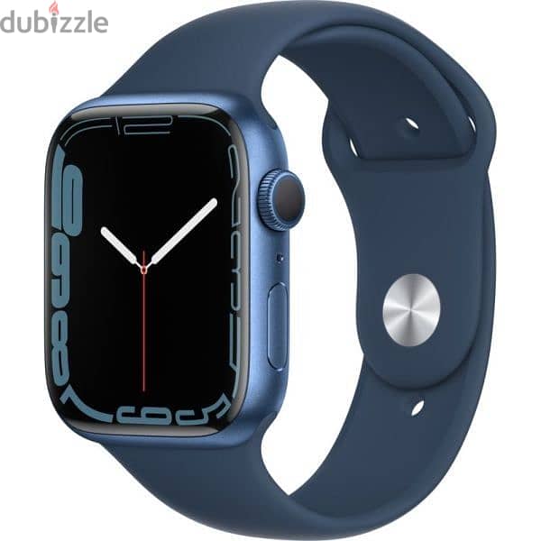 Apple Watch Series 7 GPS, 45mm  Blue Sport Band 4