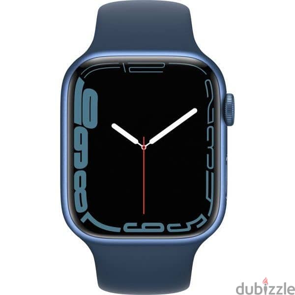 Apple Watch Series 7 GPS, 45mm  Blue Sport Band 6