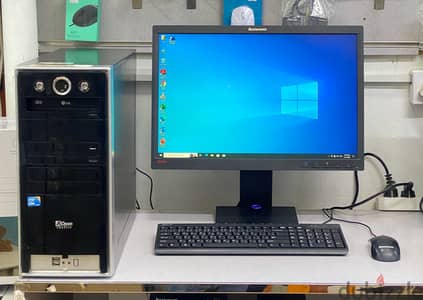 Intel Core i7 (8CPUs) With NVIDIA Graphic 22"Monitor 8GB RAM 500GB HDD