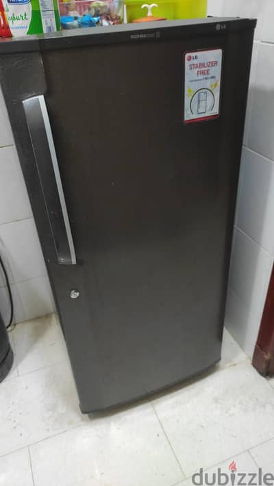 LG Fridge  & Bahrain Gas Cylinder  (Good Condition)