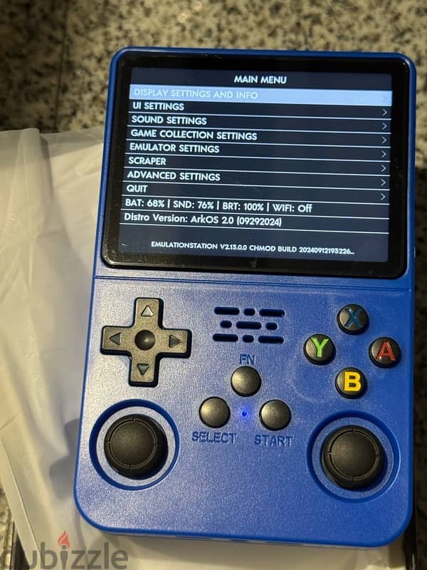 open source, original retro handheld ArkOS 2.0 system 64gb blue 5