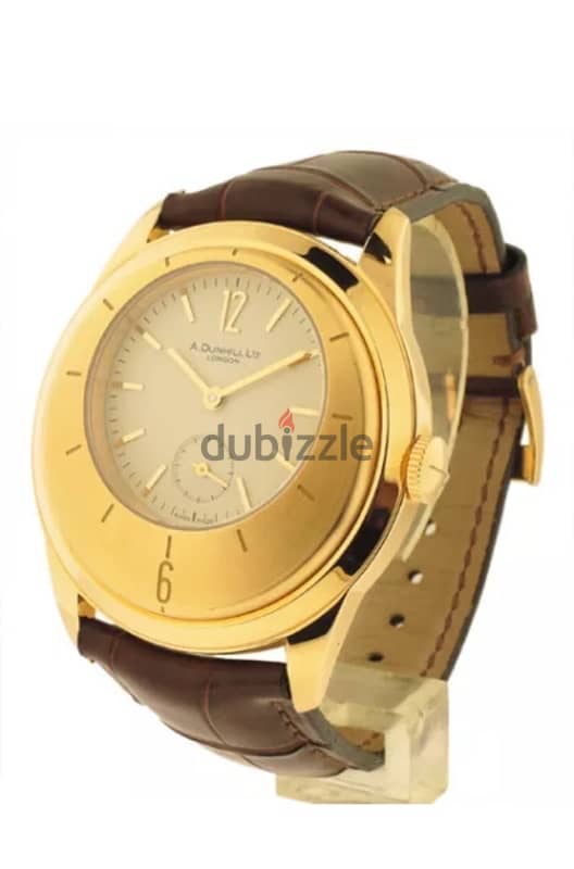 Solid gold dunhill watch 1