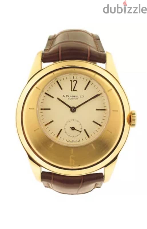 Solid gold dunhill watch 2