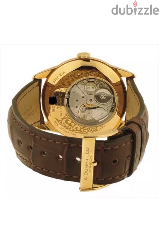 Solid gold dunhill watch 3